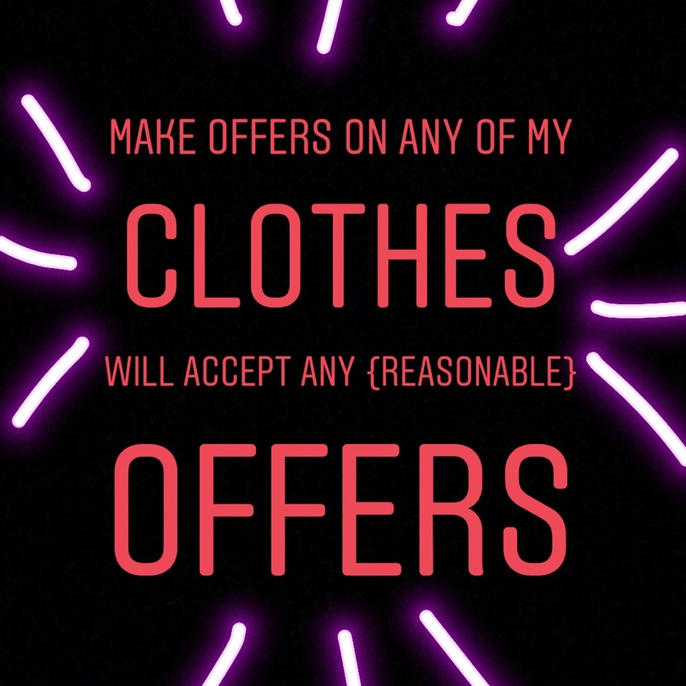 MAKE OFFERS ON MY CLOSET